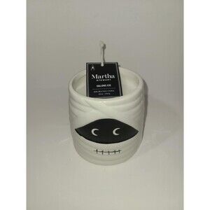 Martha Stewart Halloween MUMMY Soy Candle 12oz. NEW 4” Hallow's Eye NEW